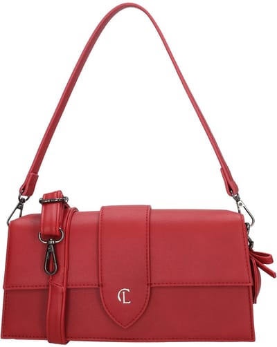 Charm London Castle Hill Crossbodytas - Schoudertas - Overslag - Schouderband - Rood