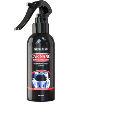 Spray Revêtement Nano Céramique Protection Ultime de la Peinture Automobile et Revêtement Hydrophobe pour Verre Répulsif à l'Eau 120ML black