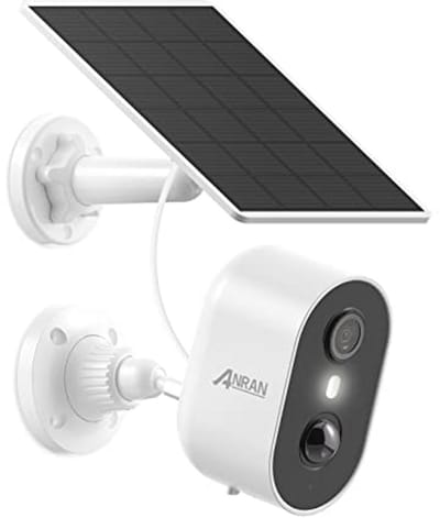 2K 3MP Buiten Bewakingscamera met Batterij en Zonnepaneel - HD Draadloze Camera met PIR Bewegingsdetectie, Kleuren Nachtzicht en 2-Weg Audio