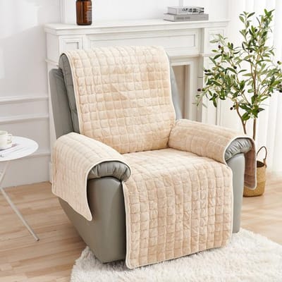 Relaxfauteuil Bankhoes Flanel Leunstoelhoezen Pluche Bankhoes Antislip Relax Luie Jongensstoel Bank Overtrek Woondecoratie 1 Seat (53x190cm)S