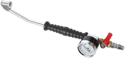 SOLUSTRE 2stuks Handmatige Bandenspanningsmeter Met Handvat Voor Snelle Eenvoudige Inflatie Van Auto-banden Compact Duurzaam Air Compressor Bandenspanningsmeter Voor Meerdere Voertuigen