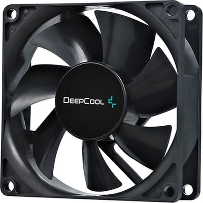 DeepCool XFAN 80 80mm Black Fan, Hydro Bearing, Low Noise