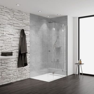HSK Walk-In Aperto hinged folding door 3-piece, right, 100 cm 2827100-41-50-R