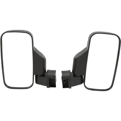Rétroviseur 1,75in 2in Rétroviseurs latéraux Remplacement Pour Polaris RZR UTV AVT Arceau Noir gray