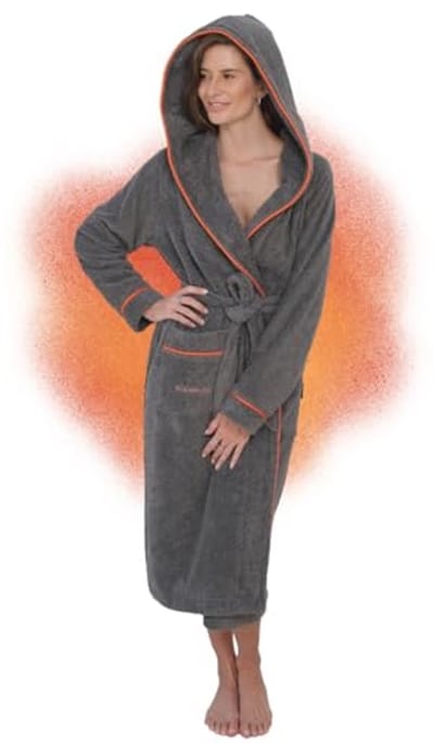 Dames Kapmantel van Zacht Katoen - Luxe Badjas met Kap - Extra Comfortabel en Ademend - Ideaal voor Thuis en Sauna