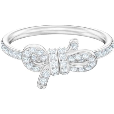 Swarovski Strik Ring Damesringen Zilver 5474934+5474933+5457269 Box (Random Color),58 white