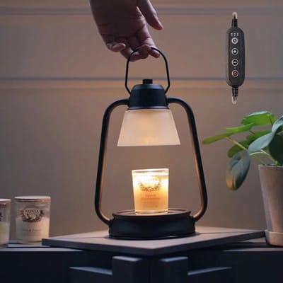 Kaarsverwarmingslamp - Timer & Dimmer - Vintage - 2 Lampen - Voor Potkaarsen - Woondecoratie