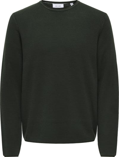 ONLY&SONS - ONSERIC REG 12 STRUC CREW KNIT NOOS - Heren - Gebreide truien