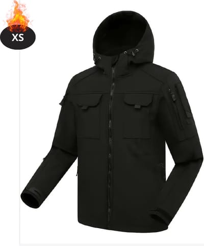 Livano Skipak - SkiBroek - Skijas - Ski Suit - Wintersport - Heren - Winter - Warm Fleece - Zwart - Maat XS