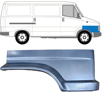 Reparatiepaneel voorspatbord voor Citroen C25 1981-1994 / Rechts