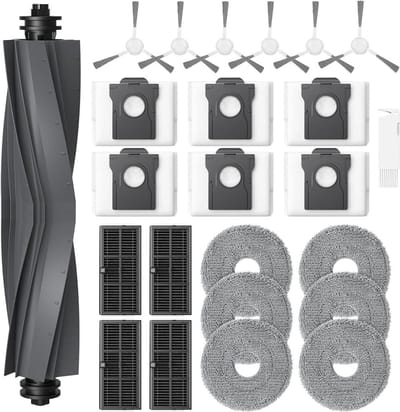 24-delige accessoirekit Geschikt voor de Dreame L10s Ultra Gen 2 / L10s Pro Ultra Heat / L40 Ultra AE robotstofzuigers