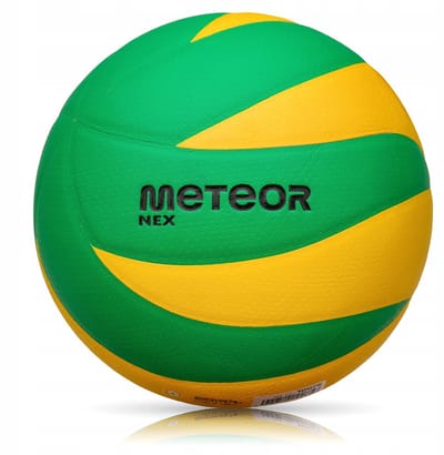 Meteor - Volleybal Nex - Geel/Groen - Zacht - Duurzaam - Voor training en recreatie