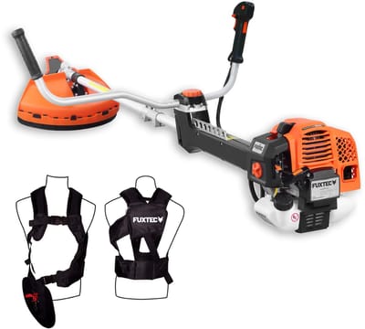 FUXTEC FX-PS162 Benzine Bosmaaier 62cc 2-in-1 met Mes en Draadspoel, , antivibratiesysteem, krachtige grastrimmer