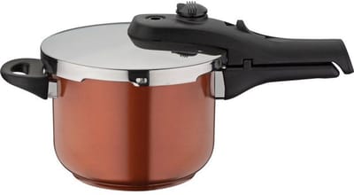 Snelkookpan - GSW - RAPID - Geschikt voor alle kookplaten, inclusief inductie - Ø 18 cm - 3,2 L - Roestvrij staal - Brons