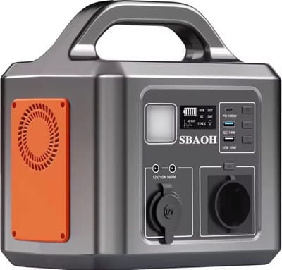 Stroomgenerator Krachtcentrale 600W draagbare krachtcentrale Zonnegenerator Stroomgenerator 538Wh voor kamperen