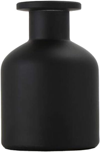 1 STKS 150ML/5oz Zwart Leeg Glas Diffuser Fles Potten Aromatherapie Opslag Container Geur Accessoires Refill Aroma Dispenser voor DIY Vervanging Reed Diffuser Stick Set Essentiële Oliën Craft Decor