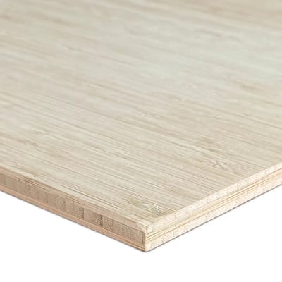 Masters of Bamboo® Bamboe Plaat 10 mm Naturel - 3-laags - 2440 x 1220 mm - Verticaal geperst
