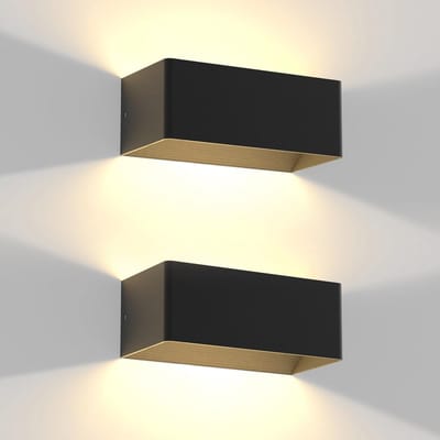 Set van 2 LED Wandlampen - Verstelbare Wandverlichting voor Binnen met Warm Wit Licht 3000K