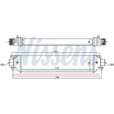 Intercooler NISSENS 96615