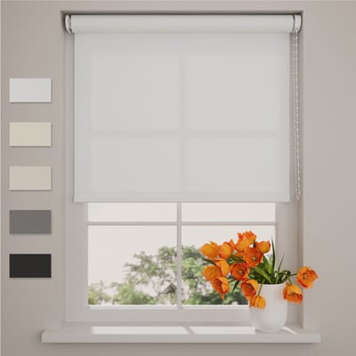 Rolgordijn Easy Lichtdoorlatend - Bright White - 50 x 190 cm