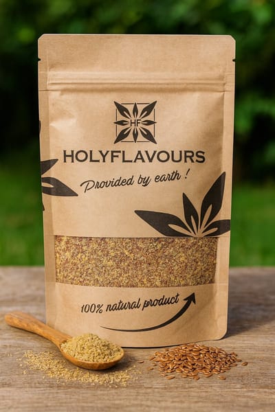 Lijnzaad gemalen - 100 gram - Holyflavours