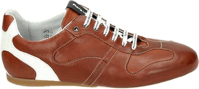 Clarks - POLDEN LACE - Vrije tijdsschoenenHeren veterschoenHeren sneakersCasual - Kleur: Cognac - Maat: 43.5