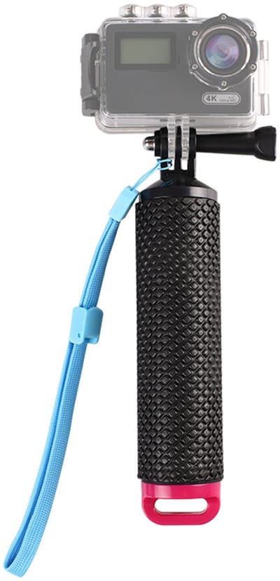 longziming -Drijvende Selfiestick voor Action Camera – Waterdichte Drijvende Handgreep met Opslagvak – Universele Bobber Floater – Antislip Rubberen Grip met Polsband