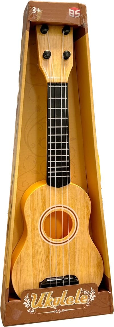 Zoem - Kindergitaar Lichtbruin - Ukulele - Muziek - Speelgoedgitaar - Muziekinstrument - Cadeau