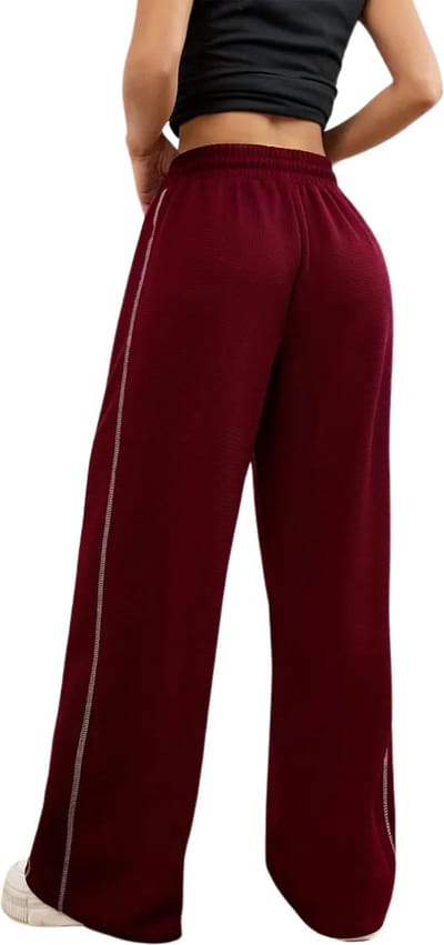 Nivard Trainingsbroek Dames - Sportbroek - Trainingsbroek Lang - Trainingspak - Sportkleding - Bordeauxrood - S