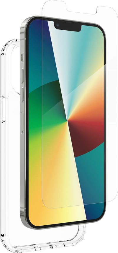 ZAGG Defence Bundle Pack Back Cover + Screenprotector voor Apple iPhone 13 Pro Max (6.7") - Clear