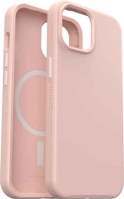 Geschikt voor OtterBox Apple iPhone 15 Symmetry Geschikt voor Mag Hoesje - Roze