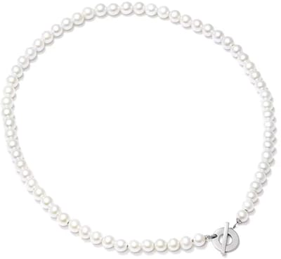 Parelketting parel zilver