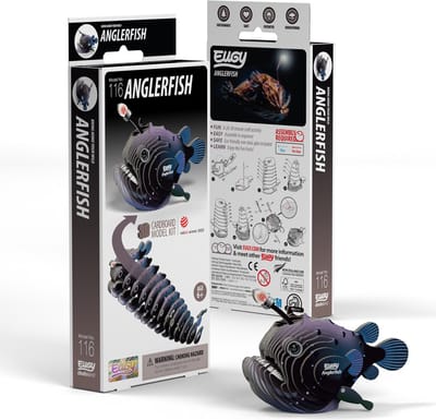 EUGY 3D Puzzel - Zeeduivel - Zeedieren - Duurzaam - Verzamel Ze Allemaal - 6 Jaar