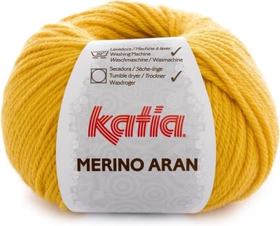 Katia Merino Aran - 80 donkergeel - Merinogaren