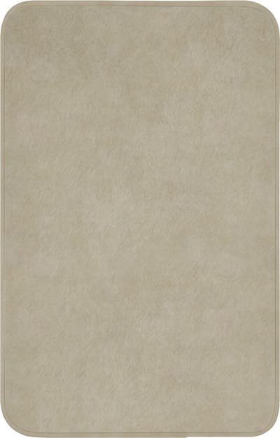 WC mat 50x80 cm - Antislip - Taupekleur - Gewolkt textuur - Natuurlijk - Toiletmat - Vloermat - Douchemat - Toilet tapijt - Toiletmatten