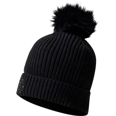 Gebreide muts met pompon voor dames