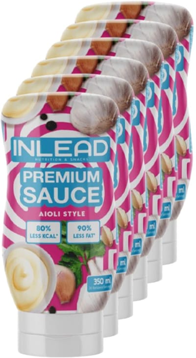 Inlead | Premium Sauce | Aioli Style | 6 stuks | 6 x 350 ml