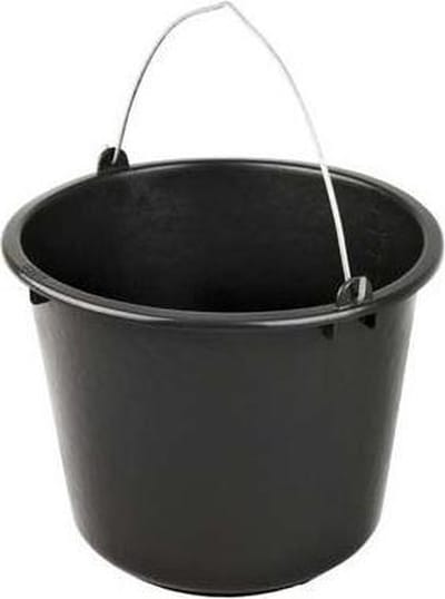 Synx Tools Emmer Bouwemmer 12L Zwart - huishoudemmer - Bouwemmers/Bouwartikelen - Huishoudemmers - Schoonmaakemmers - Klusemmer