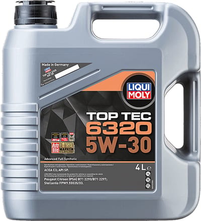 Liqui Moly Top Tec 6320 5w30 Motorolie 4 liter
