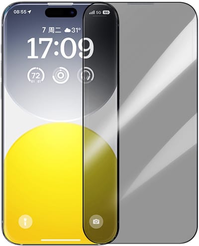 Solidenz Privacy Screenprotector - Geschikt voor Apple iPhone 15
