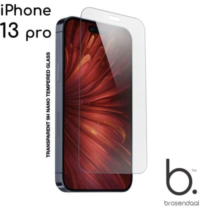 Brosendaal Screenprotector geschikt voor iPhone 13 Pro - Ultradun - 9H Nano Coating - Maximaal Kras- en Valbestendig