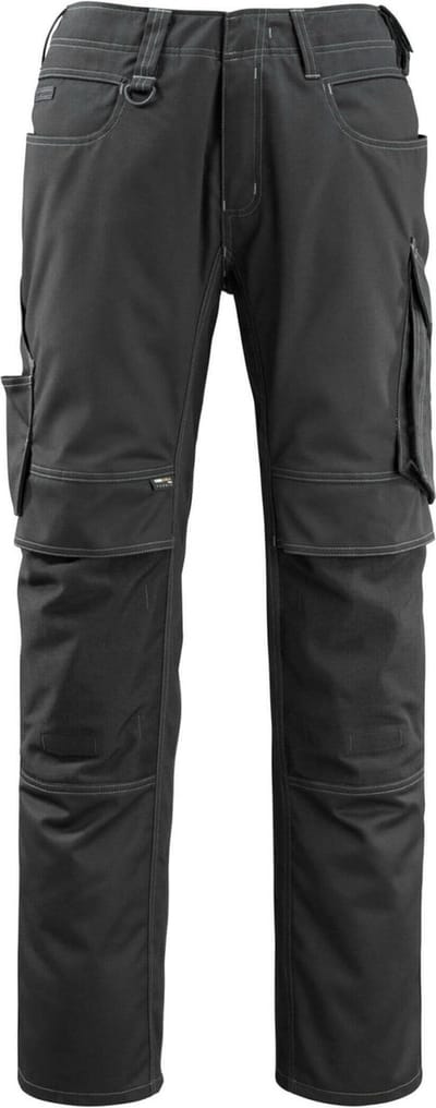 Mascot Unique Broek met kniezakken 12479-203 - Zwart - C52 - 76