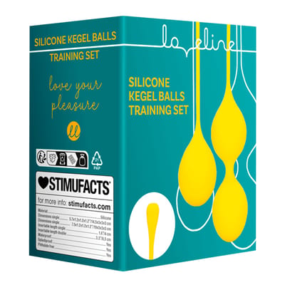 Shots - Loveline LOVE009YEL - Silicone Kegel Balls Training Set - Carambola