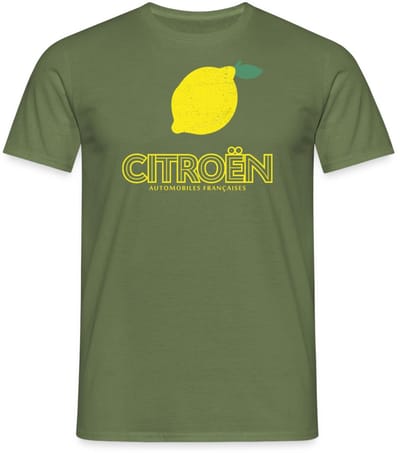 Citroën Frans Woordspeling T-Shirt Heren