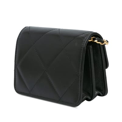 Gequilted Schoudertas met Kettingriem