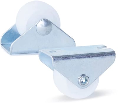 Klein wit PP Bokwiel - 25mm - 35kg