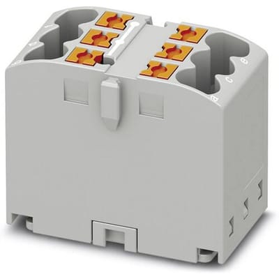 Phoenix Contact 3273264 Verdeelblok 15.6 mm Spanveer Grijs 10 stuk(s)