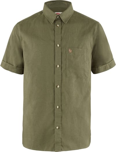 Fjallraven Övik travel shirt SS indigo blue dark navy M