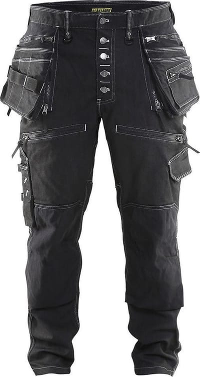 Blaklader Werkspijkerbroek Stretch X1900 1999-1141 - Mannen - Zwart - 46