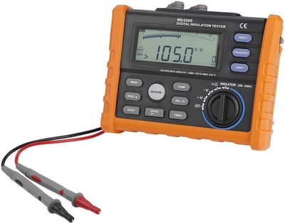 Isolatieweerstand Tester - Megohmmeter Meting - Elektrisch Testen - Brede Meetbereiken - 2500V Bereik - Oranje